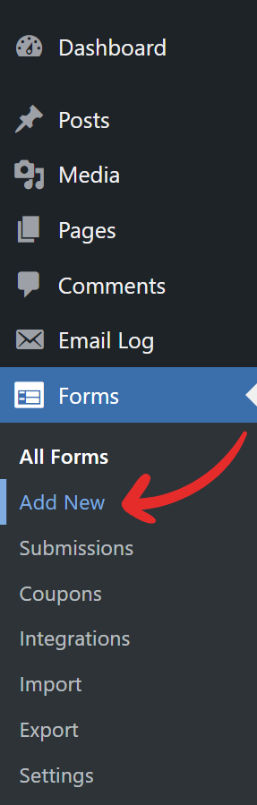 Add a new form screenshot 1
