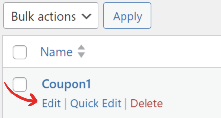 Edit an existing coupon screenshot 2