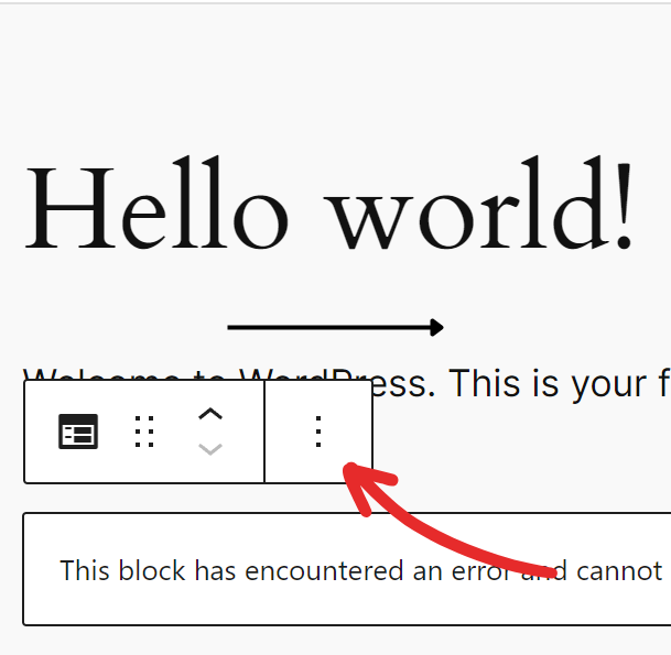 Remove a form from a post, page, or template screenshot 2